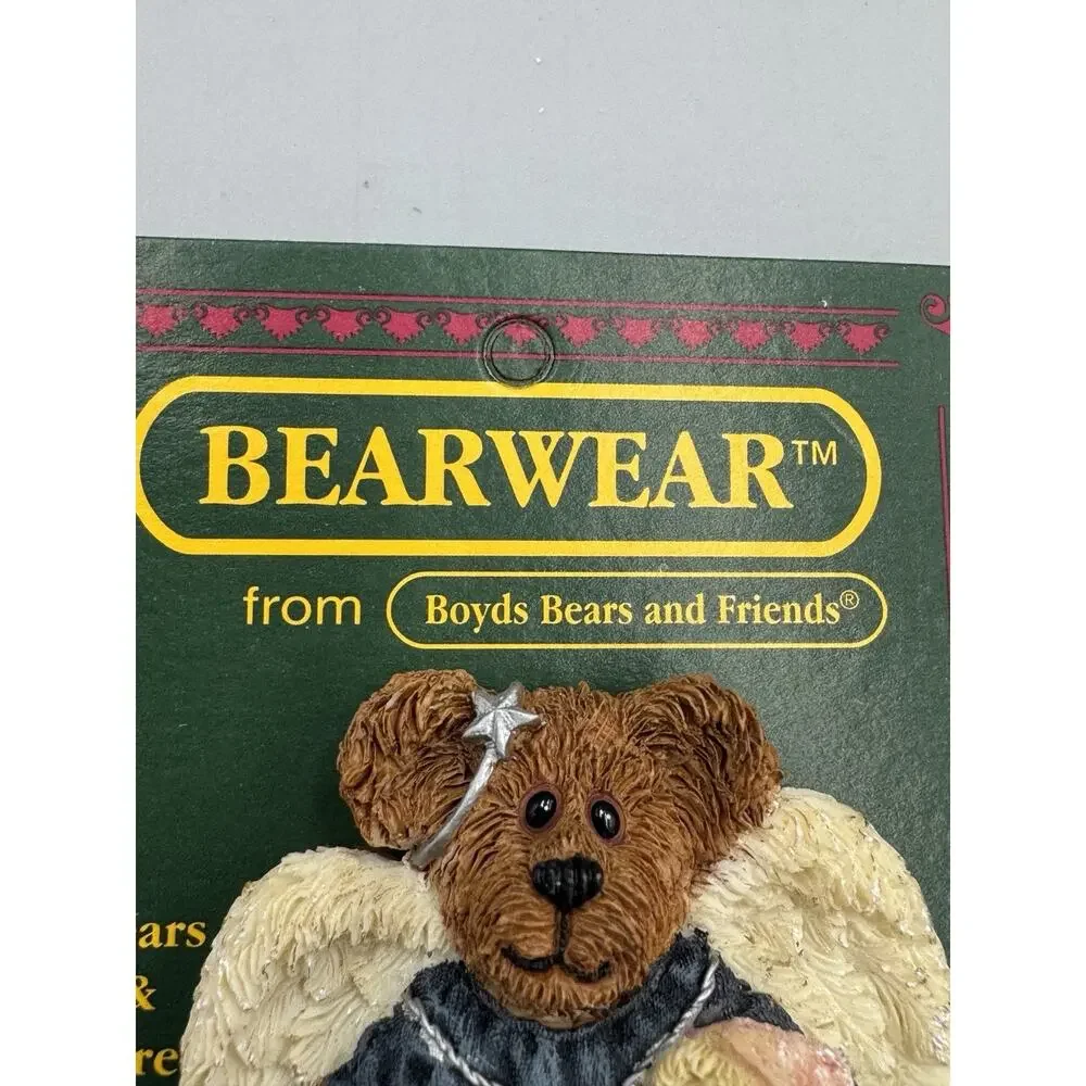 Vintage Boyds Bears Bearwear Cherish The Children Pun Brooch